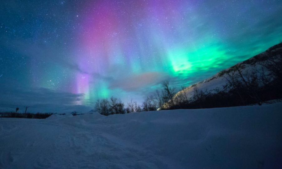 Norway’s nighttime sky lights 
