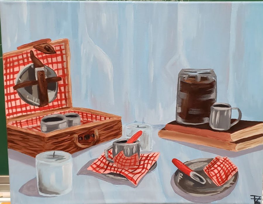 Still Life Painting in acrylics