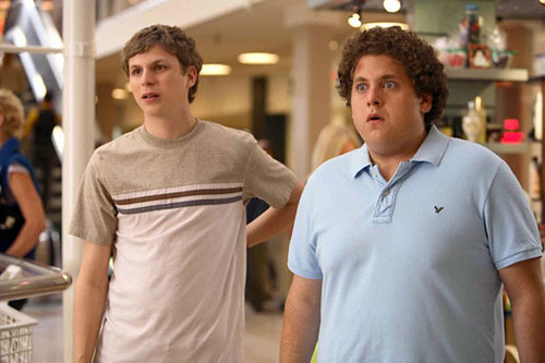 Superbad characters Evan and Seth at the end of the movie. Source: Flickr