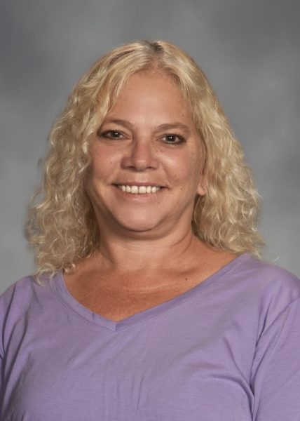 Lisa Petetos last school photo.  Peteto will be missed by both students and staff who hope shell return for a visit throughout the year.  