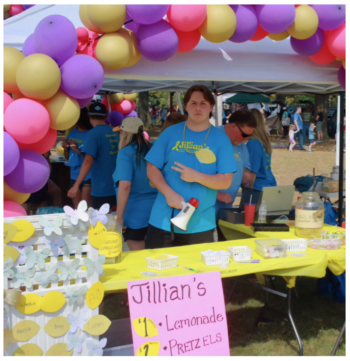 Senior Sean Fitzpatrick is getting people hyped to come and visit the lemonade stand. Fitzpatrick and his family ran a lemonade stand to raise money to help fight childhood cancer.