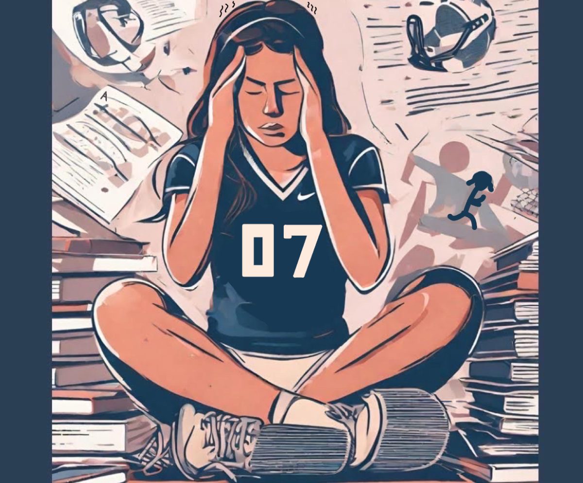 Many students can become overwhelmed throughout the school year.  A main cause for stress is often heavy coursework, so when coupled with sports it can certainly be a struggle.