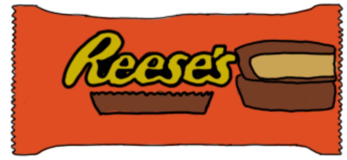 2. Reeses’s coming in second place with 47 votes out of 125. This candy is very popular all around the world and is sold in over 60 different countries. Reeses has a variety of different types like Reeses’s pieces, Reeses’s cups and Reeses’s take 5. Reeses’s candy normally contains a creamy peanut butter filling with milk chocolate around.